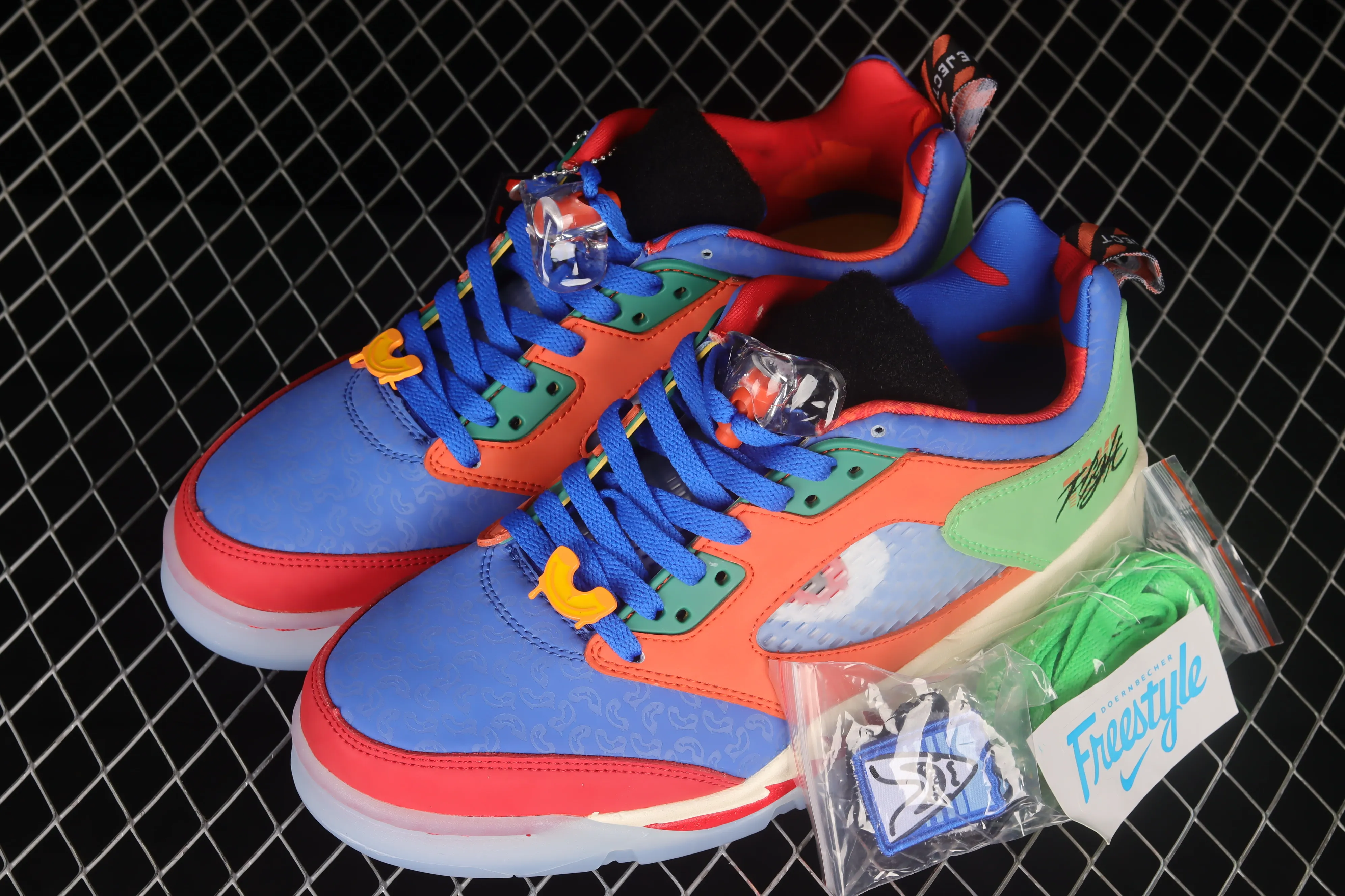 All categories Air Jordan Jordan series basketball shoes Air Jordan 5 pure original version Air Jordan 5 Low "Doernbecher" AJ5 Joe 5 Low Charity Fund Alliance DR6287-486
